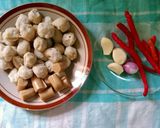 Foto langkah ke 1 dari resep Bakso Pentol Masak Pedas 🌶🌶.