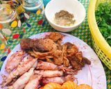 Hình bước làm 2 của món Bánh xèo - đồ nướng
