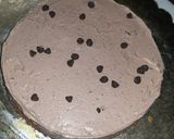 A picture of step 6 of Golden Dust Cake.....molten chocolate.