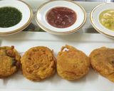 A picture of step 7 of Surat lashkari bhajiya.