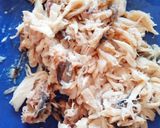 Foto del paso 1 de la receta: Técnica para desmenuzar el cazón