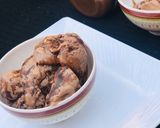 A picture of step 6 of Nutella ice cream.