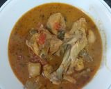 A picture of step 2 of Chicken curry.