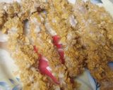 A picture of step 7 of Crispy Zinger strips.