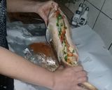 Foto del paso 2 de la receta: Carpa Rellena a la Parri con verduras y queso😉😄😍