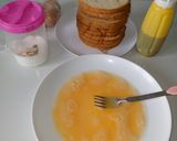 A picture of step 1 of Pan-toast Bread.