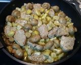 Foto del paso 6 de la receta: Solomillo con champiñones y castañas