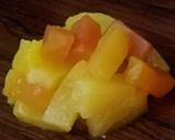 A picture of step 1 of Pina colada cocktail 🍸.