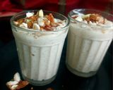 A picture of step 1 of Caramel phirni.