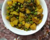A picture of step 3 of Aloo Methi.