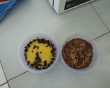 Foto langkah ke 2 dari resep Brownies cup microwave.