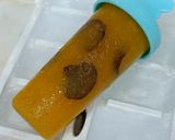 A picture of step 8 of Muskmelon Grapes Popsicles.