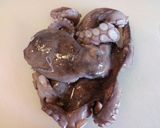 A picture of step 1 of Spaghetti al polpo octopus spaghetti.