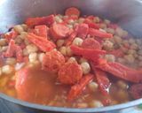 Foto del paso 4 de la receta: Garbanzos con cecina y chorizo parrillero