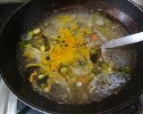A picture of step 4 of Mix veg Upma.