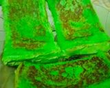 Foto langkah ke 4 dari resep Roti Pandan Bakar/Panggang Coklat Keju.