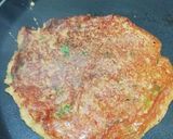 A picture of step 5 of Moong Cheela.