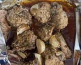 A picture of step 6 of Soya sauce honey chicken (no oil).