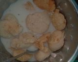 A picture of step 4 of Paal paniyaram.