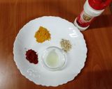 A picture of step 2 of Arabic masala.