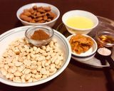 A picture of step 1 of Peanut and Almond Butter.