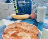 Banános protein palacsinta recept fázis 3 fotója