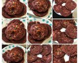 A picture of step 8 of Pink/Beetroot Chilla.