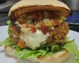 Foto del paso 20 de la receta: Hamburguesa de frijol, soja texturizada y vegetales🫘🧅🍔