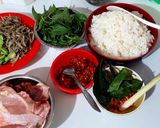 Foto langkah ke 1 dari resep Nasi bakar teri petai.