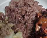 A picture of step 3 of Grape Juice Rice with Pancetta.