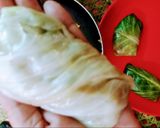 A picture of step 5 of Cabbage rolls in arrabbiata sauce.