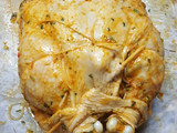دجاجة مبخرة و محمرة و محشية شعرية 🍗👌