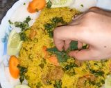 A picture of step 6 of Veg pulao.
