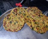 A picture of step 6 of Methi na Dhebra.
