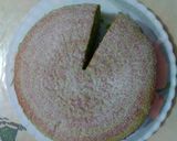 Foto langkah ke 10 dari resep Chocolate Pandan Ogura Cake.