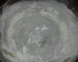A picture of step 2 of Raisin and Coconut Cake with Floral Sauce.