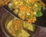 காய்கறி ஆம்லெட் (Vegetable omelette recipe in tamil) ரெசிபி ஸ்டேப் 3 புகைப்படம்