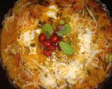 A picture of step 4 of Methi Matar Malai.