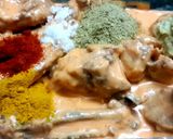 A picture of step 1 of Hyderabadi Dry Chicken Masala.