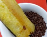 Foto langkah ke 6 dari resep Roti Tawar Gulung Isi Pisang Nangka.