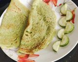 A picture of step 4 of Cucumber dosa.