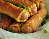 A picture of step 6 of Cinnamon sausage rolls.