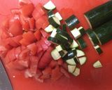 A picture of step 2 of Spaghetti Zucchini Bolognese.