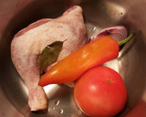 Foto del paso 1 de la receta: Sopa de pollo y trigo molido