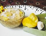 A picture of step 6 of Jackfruit pengat.