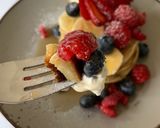 A picture of step 3 of American fluffy pancake 🥞.