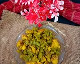 A picture of step 4 of Beans Sabji.