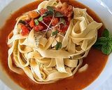 Foto del paso 8 de la receta: Fettuccine de pasta fresca al huevo