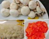 Foto del paso 2 de la receta: Trucha asalmonada con guarnición de gambas y verduras