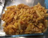 Une image de l'étape 13 de Gratin de pommes de terre, navets et panais à la tomate et lard.